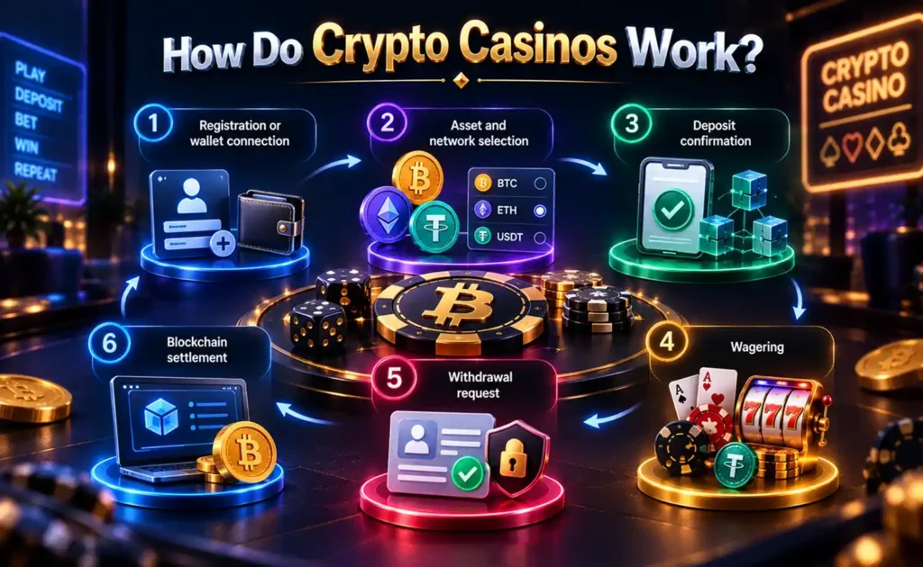 How Do Crypto Casinos Work?