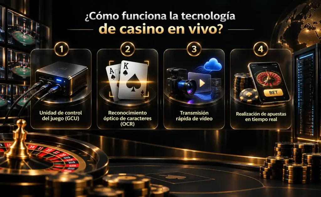 ¿Cómo funciona la tecnología de casino en vivo